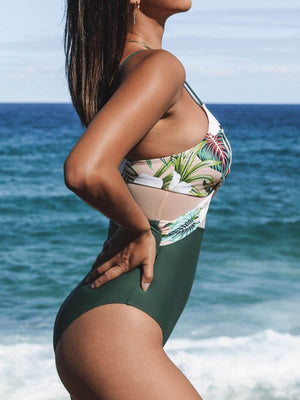 Costume Intero Donna con Trasparenze Modellanti