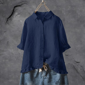 Camicia Elisa in Cotone Mezza Manica