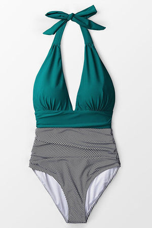 Costume Intero Verano a Righe Bicolore