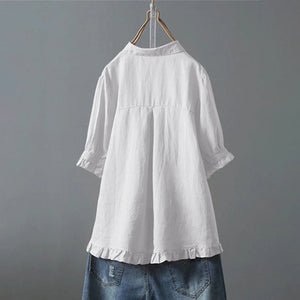 Camicia Elisa in Cotone Mezza Manica