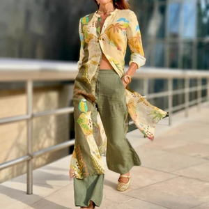 Completo Donna Elegante in Lino – Fresco e Chic