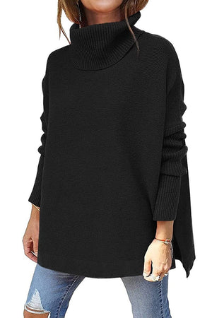 Milla – Maglione Donna Oversize Elegante a Collo Alto