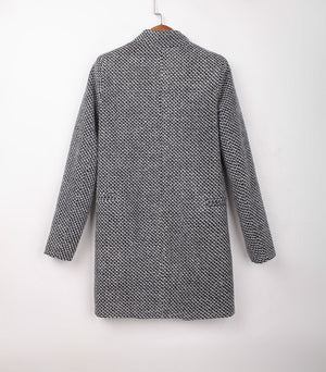 Cappotto Invernale Donna Elegante in Misto Lana – Caldo, Moderno e Versatile – Chiara