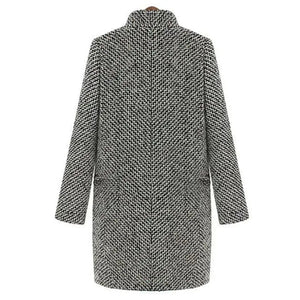 Cappotto Invernale Donna Elegante in Misto Lana – Caldo, Moderno e Versatile – Chiara