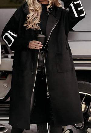 Cappotto Lungo da Donna – Morbido, Caldo e con Cappuccio – Beatrice