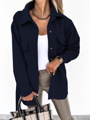 Cappotto Trench Invernale Elegante con Tasche e Cintura – Giulia