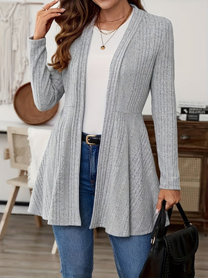 Cardigan Donna Elegante Claudia – Maglia Svasata Morbida con Linea Femminile