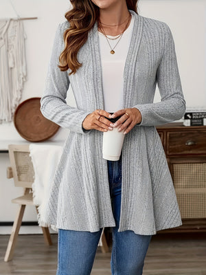 Cardigan Donna Elegante Claudia – Maglia Svasata Morbida con Linea Femminile