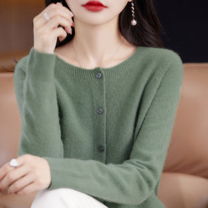 Cardigan Donna Elegante Sofia – Lana e Cashmere Morbido con Bottoni Classici