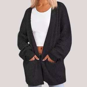 Cardigan Donna Lungo Giorgia – Maglia Morbida con Tasche e Vestibilità Comoda