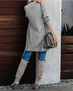 Cardigan Donna Lungo Elegante Evelyn – Morbido, Caldo e Versatile con Tasche