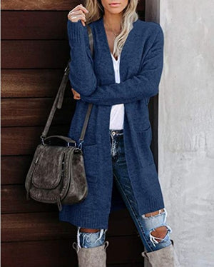 Cardigan Donna Lungo Elegante Evelyn – Morbido, Caldo e Versatile con Tasche
