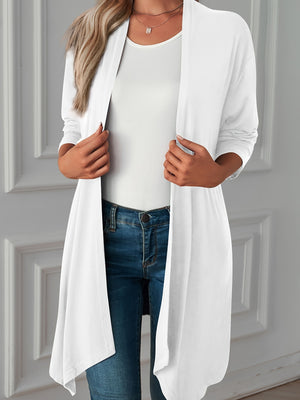 Cardigan Donna Lungo Elegante Elena – Leggero e Fluido per Look Versatili