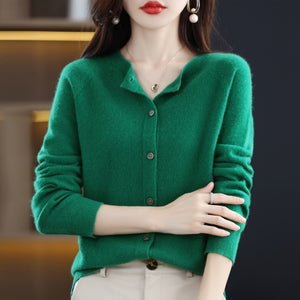 Cardigan Donna in Lana Merino Elegante Sofia – Morbido, Caldo e Leggero