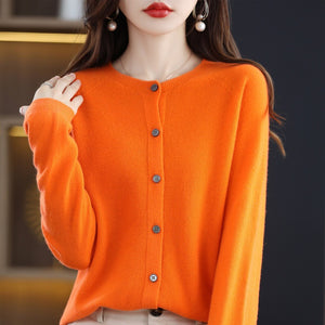 Cardigan Donna in Lana Merino Elegante Sofia – Morbido, Caldo e Leggero