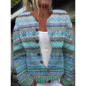 Cardigan Donna in Maglia con Bottoni – Caldo, Morbido e Colorato – Veronica