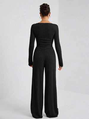 Completo Donna Casual con Blusa e Pantaloni – Alessia