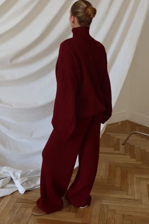 Completo Donna Invernale Elegante con Maglione e Pantaloni – Valentina