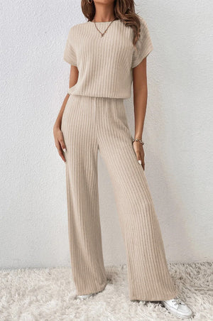 Completo Donna Maglietta e Pantaloni Elegante e Casual – Beatrice