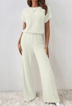 Completo Donna Maglietta e Pantaloni Elegante e Casual – Beatrice