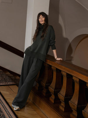 Completo Donna Maglione e Pantalone Invernale – Morbido, Elegante e Versatile – Alessia