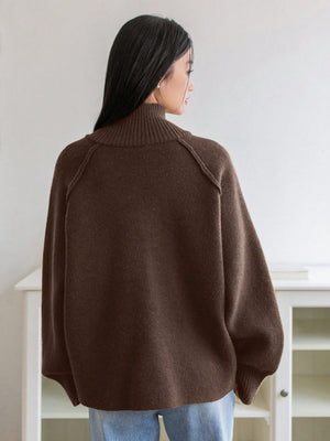 Giacca Donna Elegante Sofia – Modello Lungo con Cerniera e Collo Alto Morbido