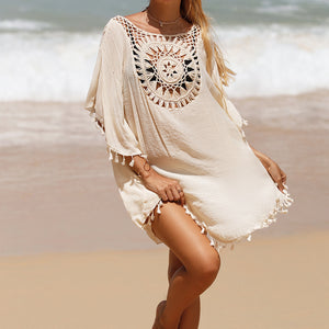 Copricostume Mare Crochet – Tunica da Spiaggia Boho Chic