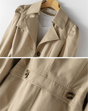 Trench Midi Breeze in Gabardine