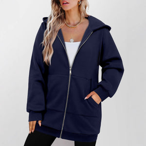 Felpa Donna con Cappuccio e Zip – Arianna