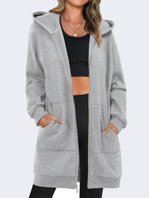 Felpa Donna con Cappuccio e Zip – Arianna