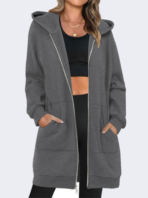 Felpa Donna con Cappuccio e Zip – Arianna