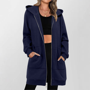 Felpa Donna con Cappuccio e Zip – Arianna