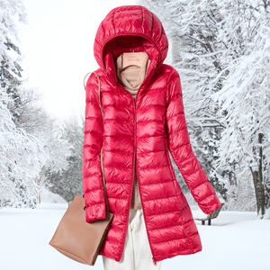 Giacca Donna Invernale Leggera e Imbottita con Cappuccio - Carina