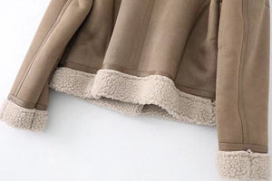 Giacca Invernale Donna in Pile Sherpa – Calore Morbido e Stile Raffinato – Caterina