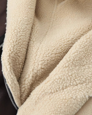 Giacca Invernale Donna in Pile Sherpa – Morbido Calore e Stile Raffinato – Beatrice