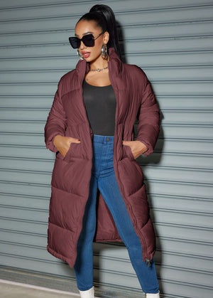 Giacca Invernale Lunga Imbottita da Donna – Calore Elegante e Stile Contemporaneo – Federica