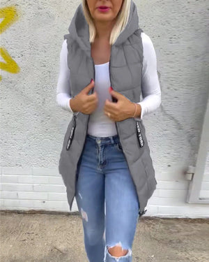 Gilet Invernale da Donna con Cappuccio – Protezione da Vento e Freddo – Alessia