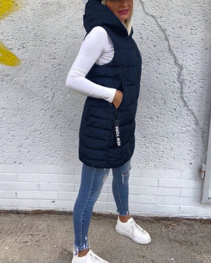 Gilet Invernale da Donna con Cappuccio – Protezione da Vento e Freddo – Alessia