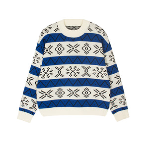 Maglione Natale Donna Oversize con Motivo Jacquard – Calore e Stile delle Feste – Natalia