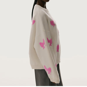 Maglione Oversize Donna con Fiocchi – Morbidezza, Stile e Tocchi Romantici