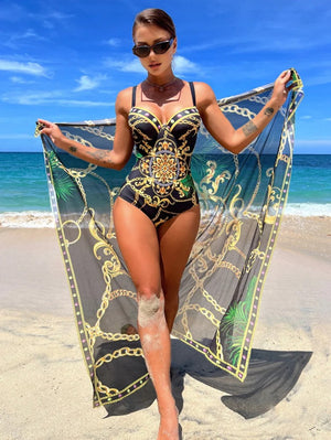 Costume Intero Donna Mare – Completo con Pareo Elegante