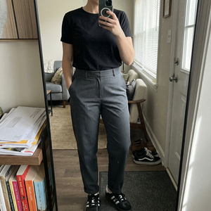 Pantaloni Donna Eleganti a Vita Alta - Linea Slanciante e Tessuto Raffinato - Martina