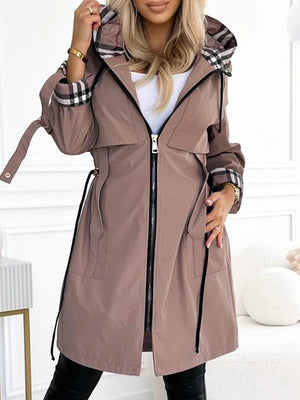 Parka Donna Invernale Elegante con Cappuccio – Protezione da Pioggia e Vento – Vittoria