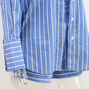 Set in Cotone a Righe Elegante - Camicia e Pantaloncini