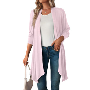 Cardigan Donna Lungo Elegante Elena – Leggero e Fluido per Look Versatili