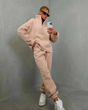 Tuta Donna Oversize con Zip – Stile Minimal e Comfort Assoluto – Vanessa