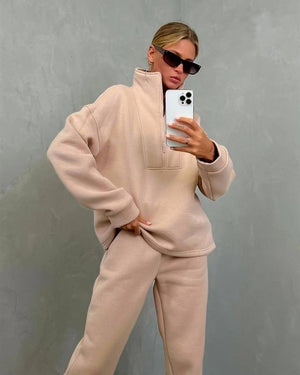 Tuta Donna Oversize con Zip – Stile Minimal e Comfort Assoluto – Vanessa