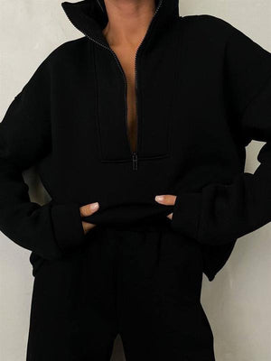 Tuta Donna Oversize con Zip – Stile Minimal e Comfort Assoluto – Vanessa