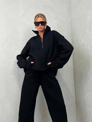 Tuta Donna Oversize con Zip – Stile Minimal e Comfort Assoluto – Vanessa