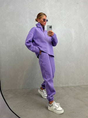 Tuta Donna Oversize con Zip – Stile Minimal e Comfort Assoluto – Vanessa